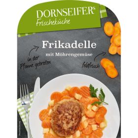 Link zu  Frikadelle mit Möhrengemüse