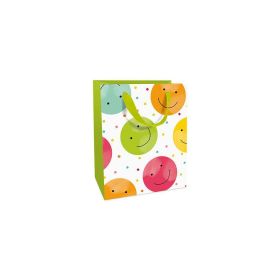 Link zu  Geschenktasche klein 12 x 15 x 6 cm Happy Smiley