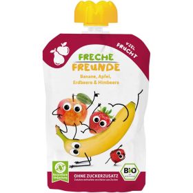 Link zu  Bio Quetschie, Banane, Apfel, Erdbeere, Himbeere