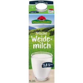 Link zu  Frische Weidemilch, 3,8% Fett, länger haltbar