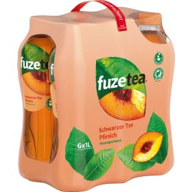 Link zu  Eistee, Schwarzer Tee-Pfirsich (6x 1,000 Liter)