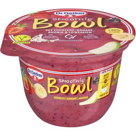 Link zu  Smoothie Bowl mit Erdbeere, Banane, Aronia & Leinsamen