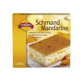 Link zu  Schmand-Mandarine Kuchenschnitten, tiefgekühlt