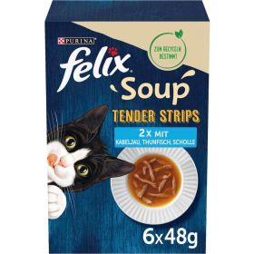 Link zu  Katzen-Nassfutter Soup, Tender Strips Fisch