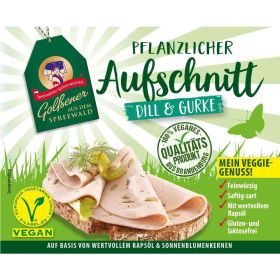 Link zu  veganer Aufschnitt Dill & Gurke