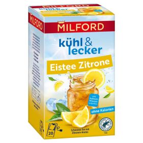 Link zu  Schwarzer Tee kühl & lecker, Eistee Zitrone