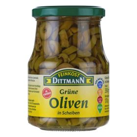 Link zu  Grüne Oliven in Scheiben