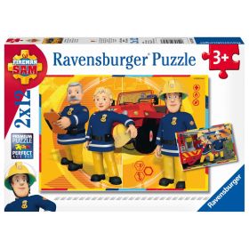 Link zu  Puzzle 2x12 Teile Feuerwehrmann Sam, Sam im Einsatz