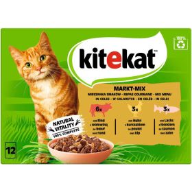 Link zu  Katzen-Nassfutter, Markt-Mix, Rind/Huhn/Lachs