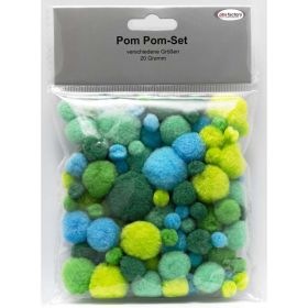 Link zu  Pom Pom Set Mixbeutel, verschiedene Farben & Größen