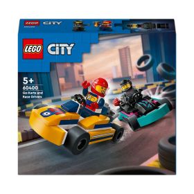 Link zu  LEGO City 60400 Go-Karts mit Rennfahrern, Set mit Spielzeug-Autos
