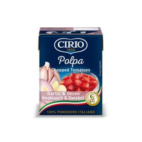 Link zu  Polpa Tomatenstücke mit Knoblauch & Zwiebel