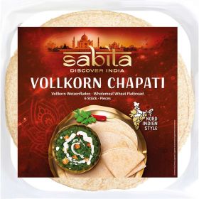 Link zu  Chapati, Vollkorn-Weizenfladen