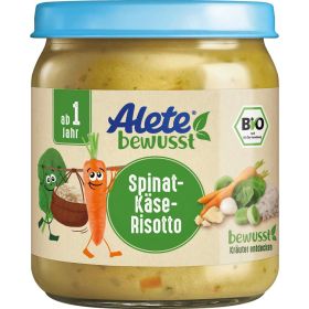Link zu  Babynahrung Menü, Spinat-Käse-Risotto