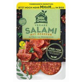 Link zu  Vegane Salami mit Pfeffer