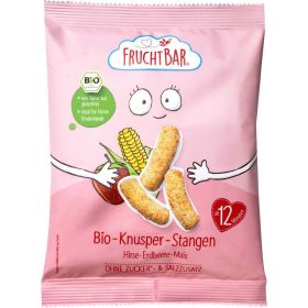 Link zu  Bio-Knusper-Stangen, Hirse-Erdbeere-Mais