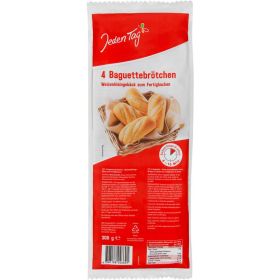 Link zu  Baguette Brötchen, 4 Stück, zum Fertigbacken