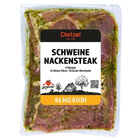Link zu  Schweinenackensteaks, Almgaudi