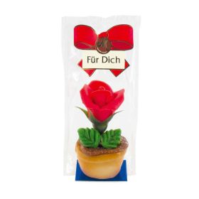 Link zu  Marzipan-Rose im Blumentopf