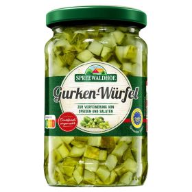 Link zu  Gurken-Würfel, fein geschnitten