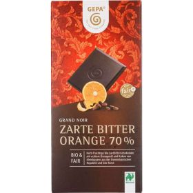 Link zu  Bio Tafelschokolade, Grand Noir, Zartbitter-Orange