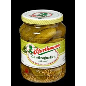 Link zu  Barthmann  Gewürzgurken, je 720 ml
