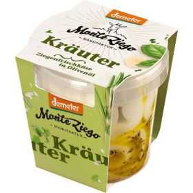 Link zu  Ziegenfrischkäse in Olivenöl mit Kräutern