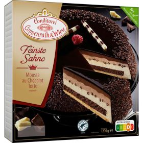 Link zu  Feinste Sahne Torte Mousse au Chocolat, tiefgekühlt