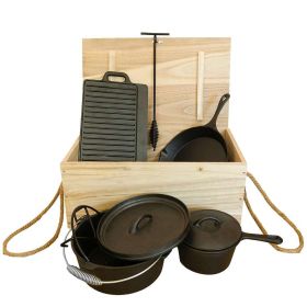 Link zu  Rustikales Gusseisen Koch- und Grill-Set