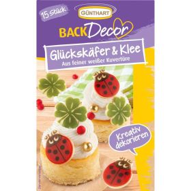 Link zu  Backdekor Glückskäfer & Klee
