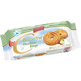 Link zu  Cookies Haselnuss Ringe zuckerfrei