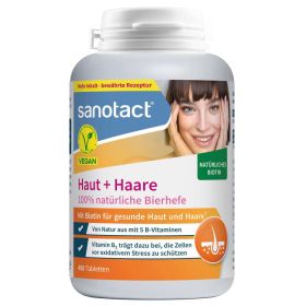 Link zu  Haut + Haare 100% natürliche Bierhefe & Biotin Tabletten