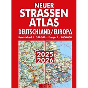 Link zu  Neuer Straßenatlas Deutschland/Europa 2025/2026