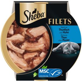 Link zu  Katzen-Nassfutter, Filets Huhn + Thunfisch