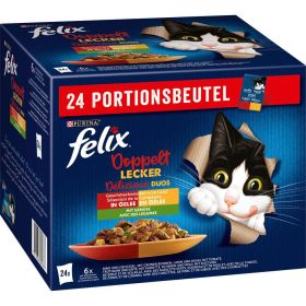 Link zu  Katzen-Nassfutter, Doppelt Lecker, Gemüse + Geschmacksvielfalt