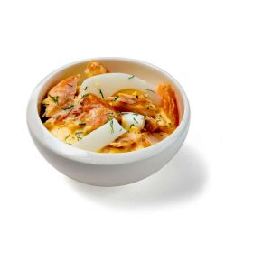 Link zu  Eiersalat mit Stremellachs