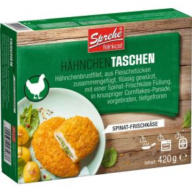 Link zu  Hähnchentaschen, Spinat-Frischkäse