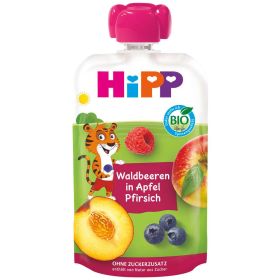 Link zu  Hippis Quetschbeutel, Waldbeeren/Apfel/Pfirsich