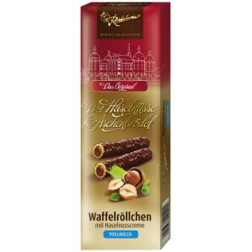 Link zu  Rotstern Waffelröllchen mit Haselnusscreme, je 125 g