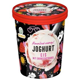 Link zu  Eis, Joghurt/Erdbeerstrudel