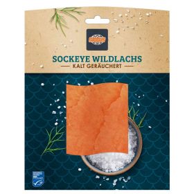 Link zu  Sockeye Wildlachs, kaltgeräuchert