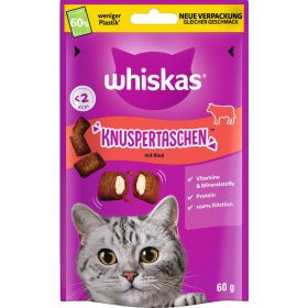Link zu  Katzen-Snacks Knuspertaschen, Rind