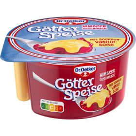 Link zu  Götterspeise mit Soße, Himbeere
