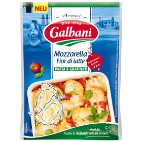 Link zu  Mozzarella, gerieben, ideal für Pasta & Aufläufe