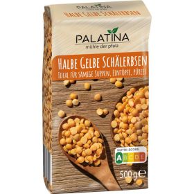 Link zu  Halbe Schälerbsen, gelb