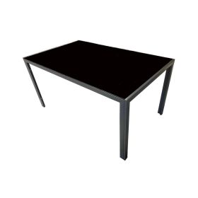 Link zu  Gartentisch mit Glasplatte
