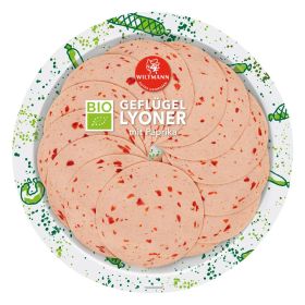 Link zu  Bio Geflügel Lyoner mit Paprika