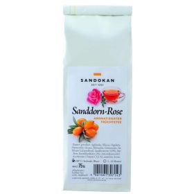 Link zu  Früchtetee Sanddorn-Rosenblüten