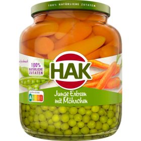 Link zu  Erbsen, sehr fein mit jungen Möhren