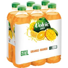 Link zu  Mineralwasser Juicy, Orange-Mango-Geschmack, Naturell (6x 1,000 Liter)